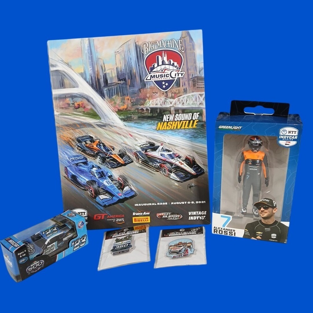 NASCAR IndyCar Racing Memorabilia Bundle Sport Souvenir 2021-2024